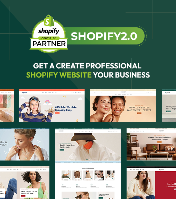 Queen Multipurpose shopify 2.0 responsive theme